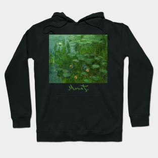 Green Waterlilies - Claude Monet Hoodie